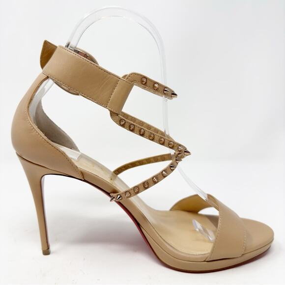 Christian Louboutin Choca Lux 120 Heels 37 - Picture 11 of 13